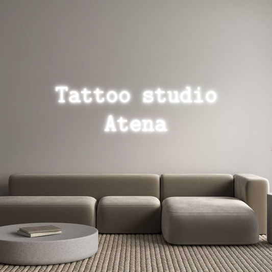 Custom Neon: Tattoo studio...