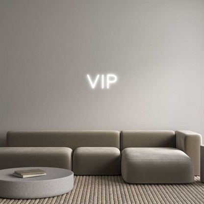Letrero de Neón Personalizado: vip