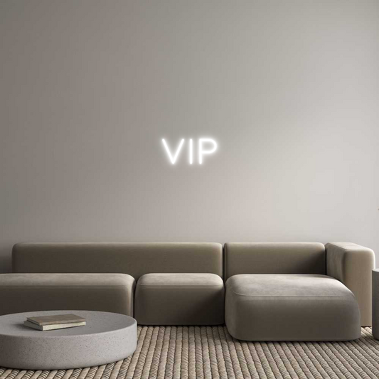 Letrero de Neón Personalisoi: vip