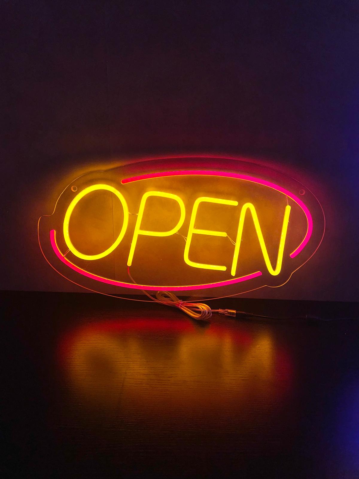 Avoin valokyltti - The Art Neon