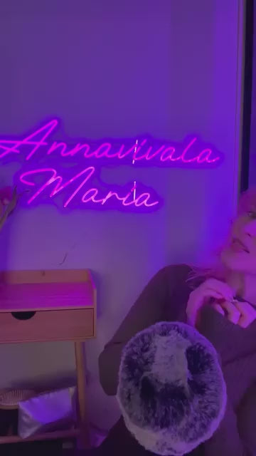 annavivalamaria custom LED neon sign project video 1