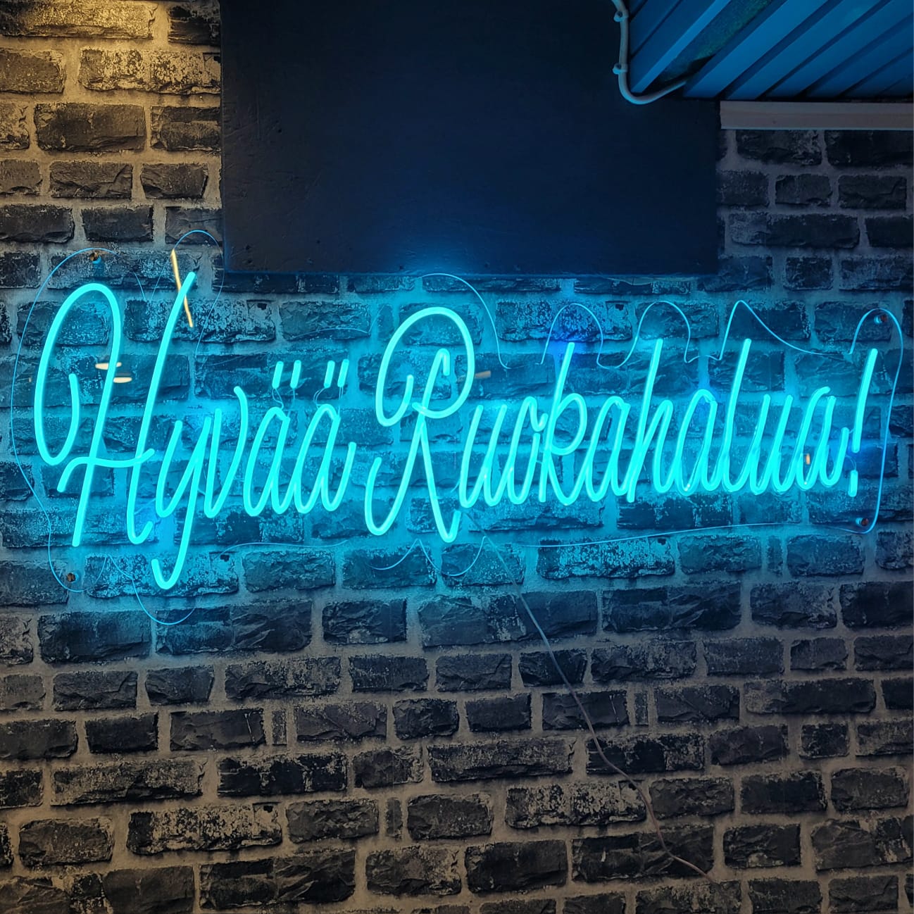 Hyv���� Ruokahalua! Valokyltti - Taide Neon