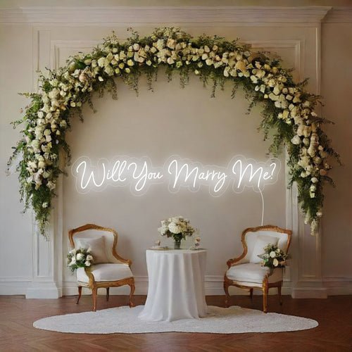Will You Marry Me LED-valokyltti - Art Neon